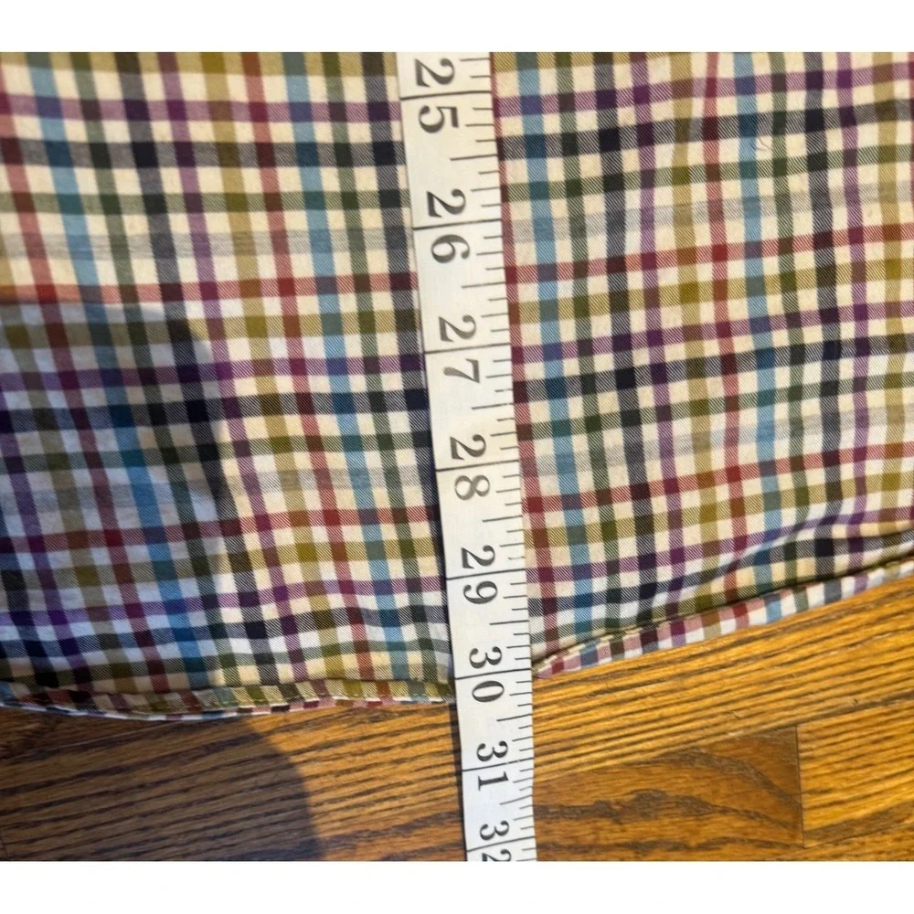 Rodd & Gunn Multi Color Check Button Down Sports‎ Fit Italian Fabric Mens Size M